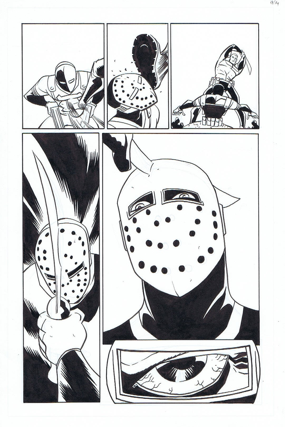 CAVE CARSON #9 INTERIOR ART FEATURING WILD DOG