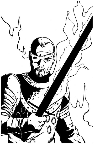 Beric Dondarrion Game of Thrones Pin-Up (Taki Soma)